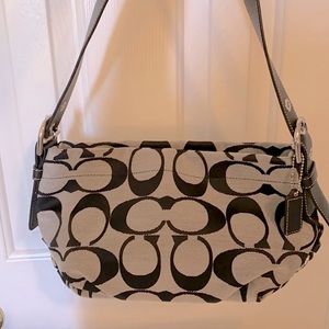 COACH-Black & Grey Signature Bag